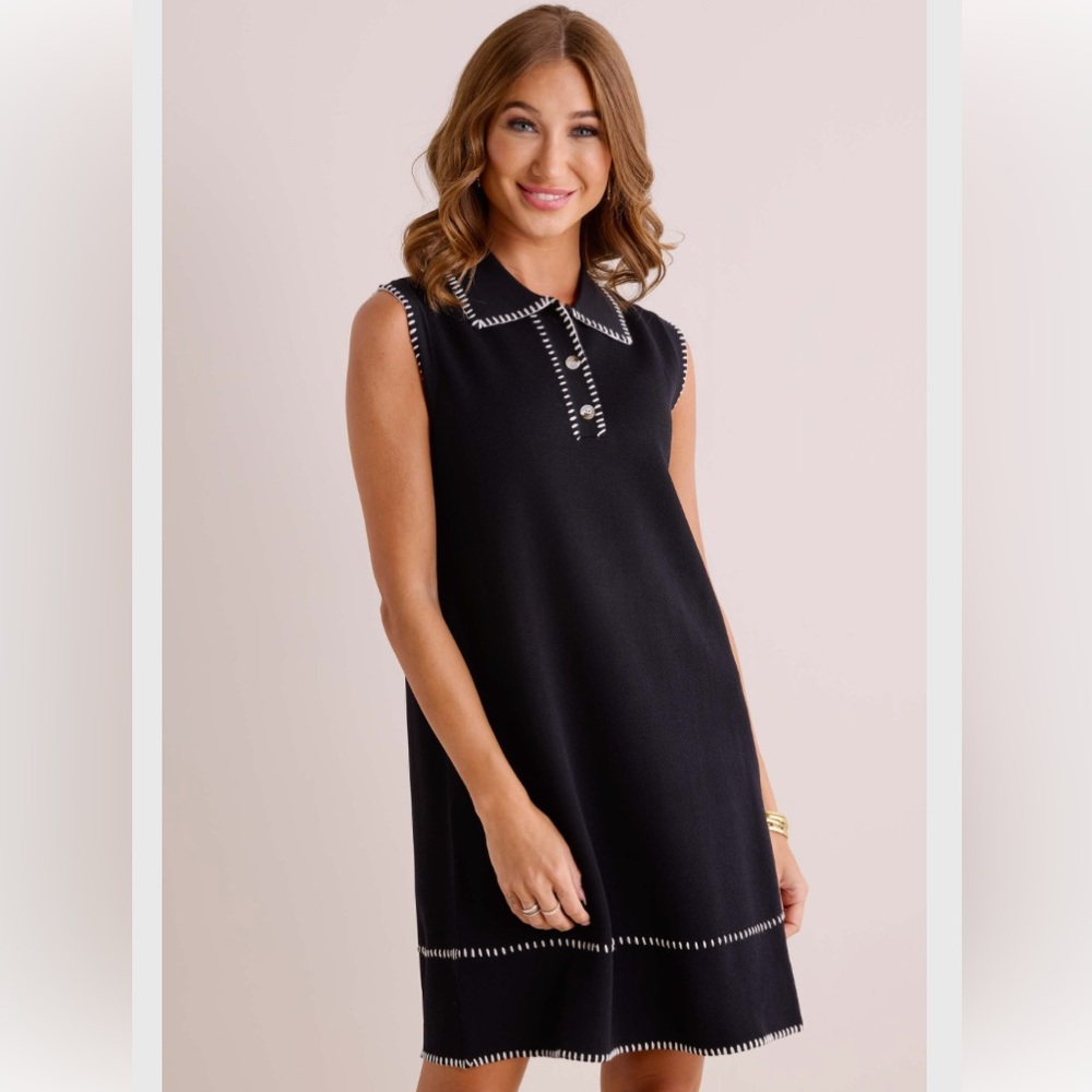 Avara Collared Knit Dress with White Stitching

Boutique, tuckernuck, JCrew